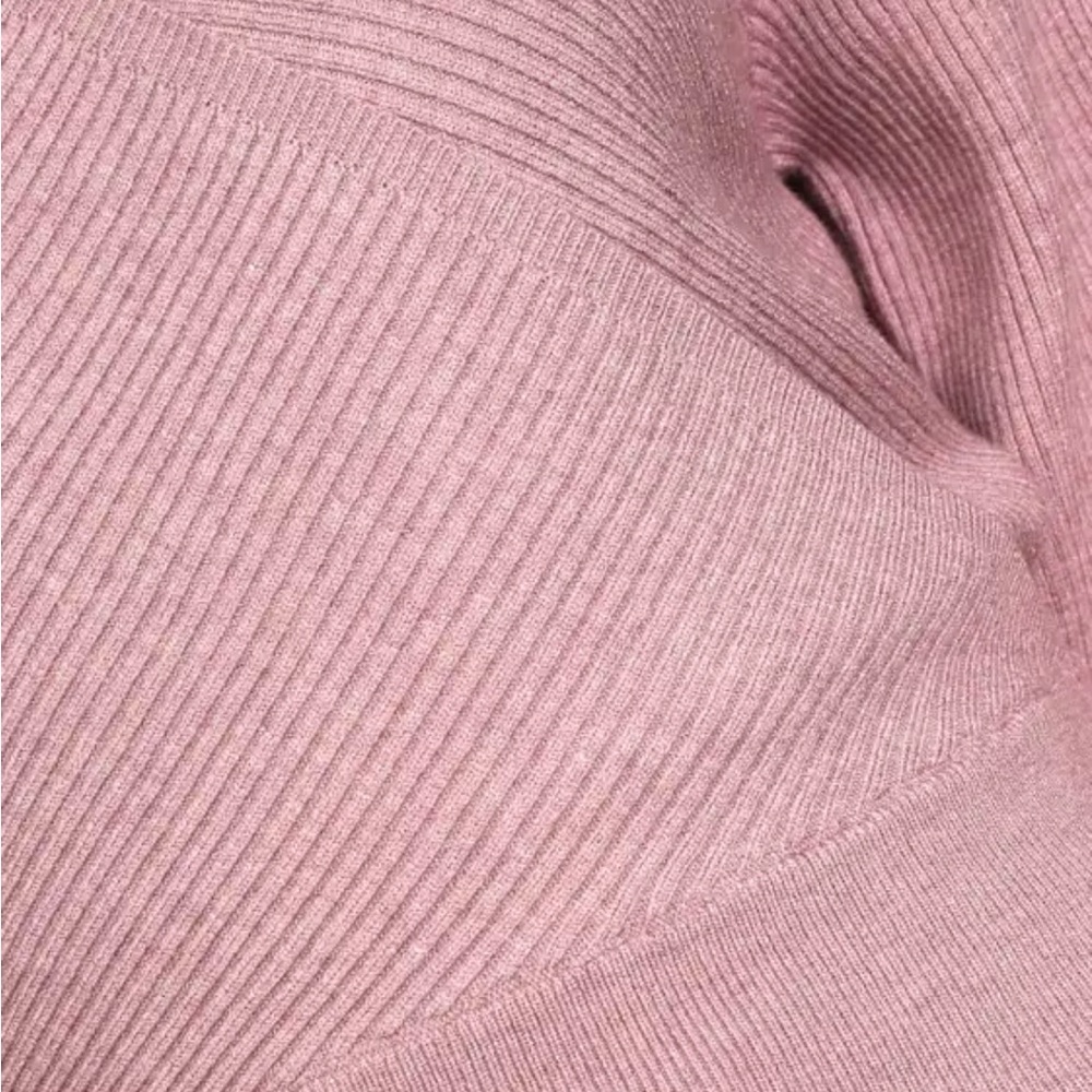 Pink V-Neck Sweater - Picture 5 of 6